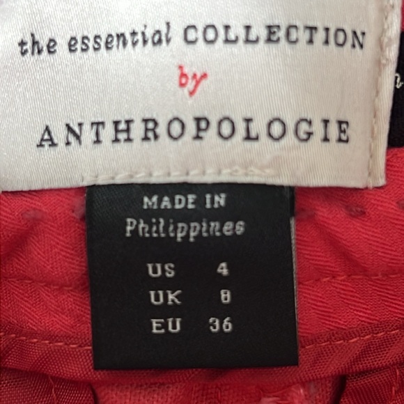 Anthropologie The Essential Collection High-Rise Straight Leg Cords Size 4 - Picture 2 of 13